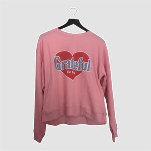 the mayfair group crewneck in pink - size xs